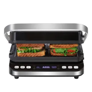 6-in-1 Smokeless Indoor Ceramic Electric Griddle