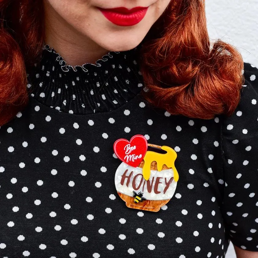 Bee Mine, Honey Brooch