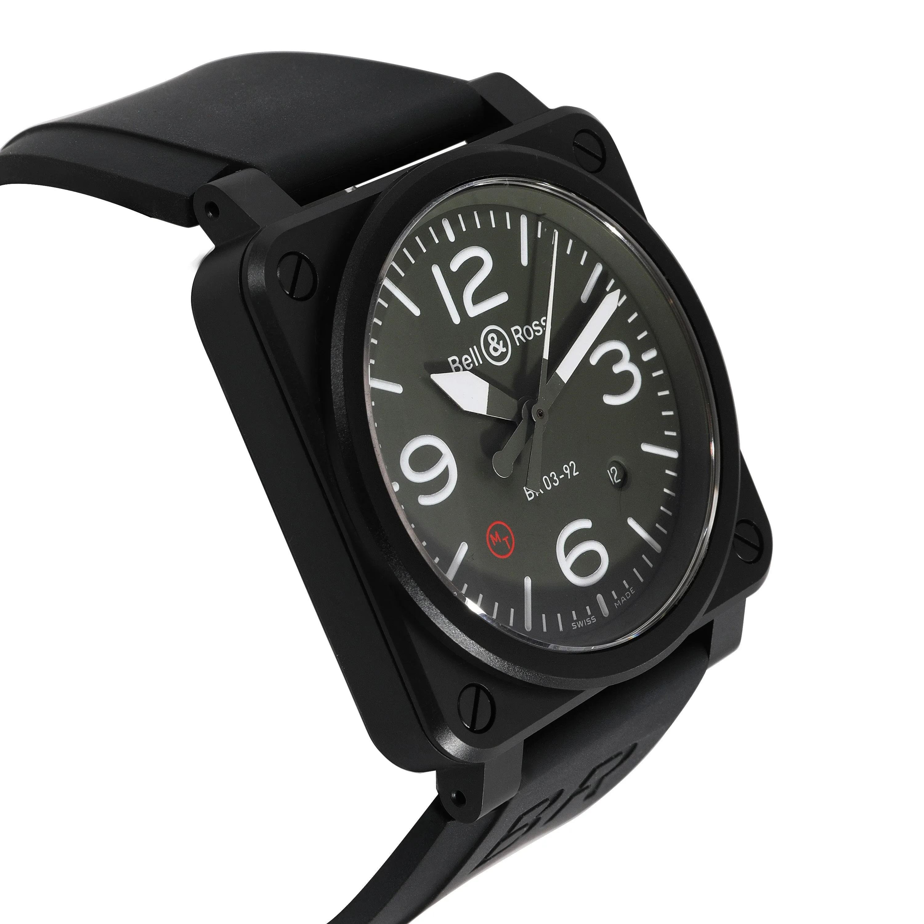 Bell & Ross Military Type BR03-92-MIL Mens Watch in  Ceramic