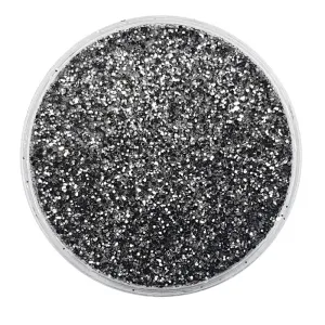 Biodegradable Metallic Silver & Black Glitter - Fine Glitter