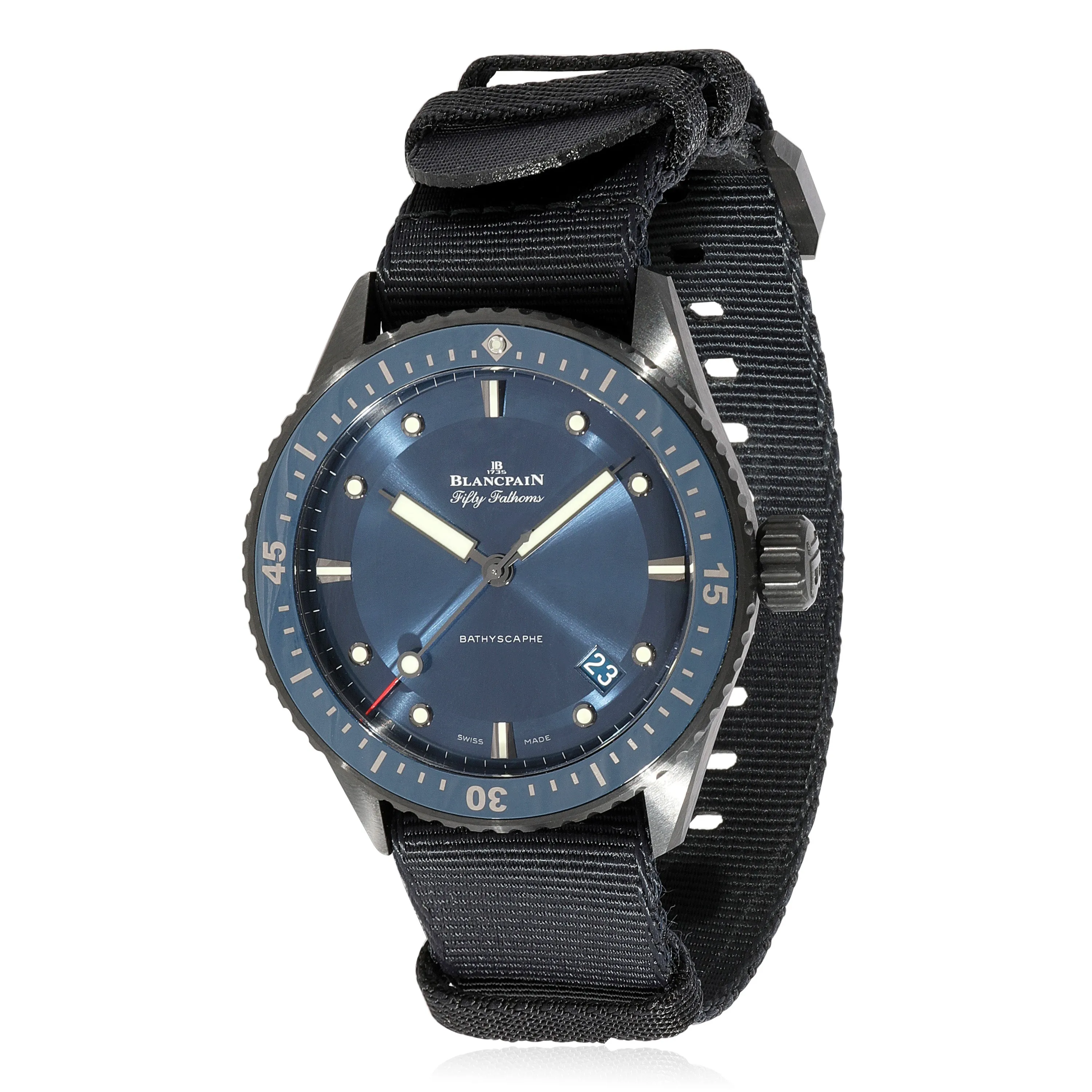 Blancpain Bathyscaphe 5000.0140.NAOA Mens Watch in  Ceramic