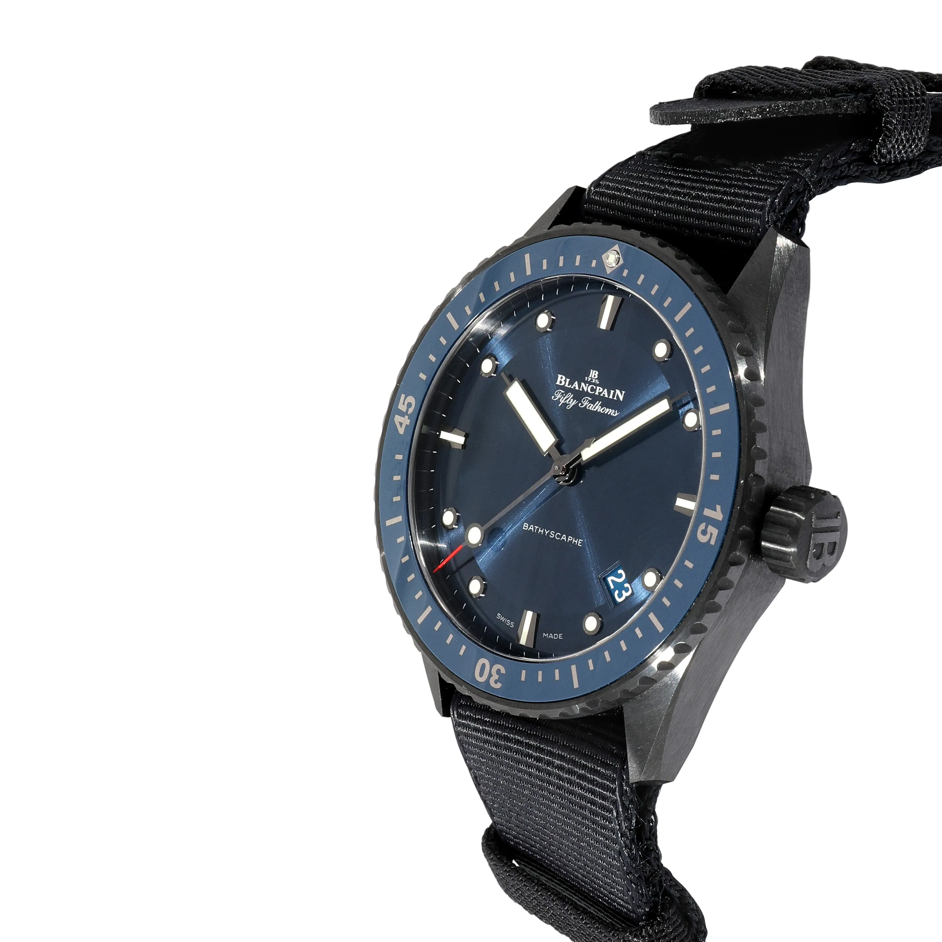 Blancpain Bathyscaphe 5000.0140.NAOA Mens Watch in  Ceramic