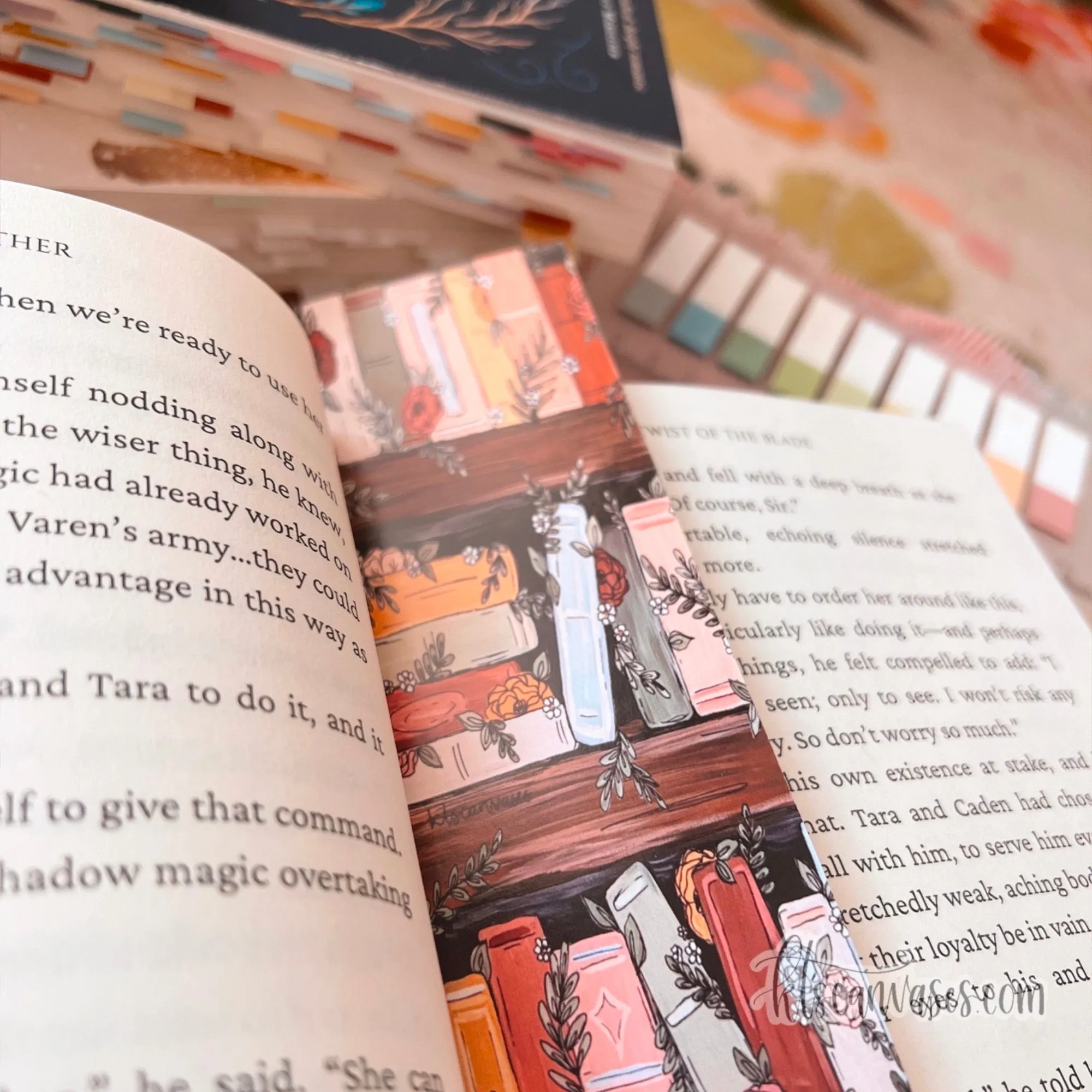 Bookshelf Garden Double Sided Bookmark