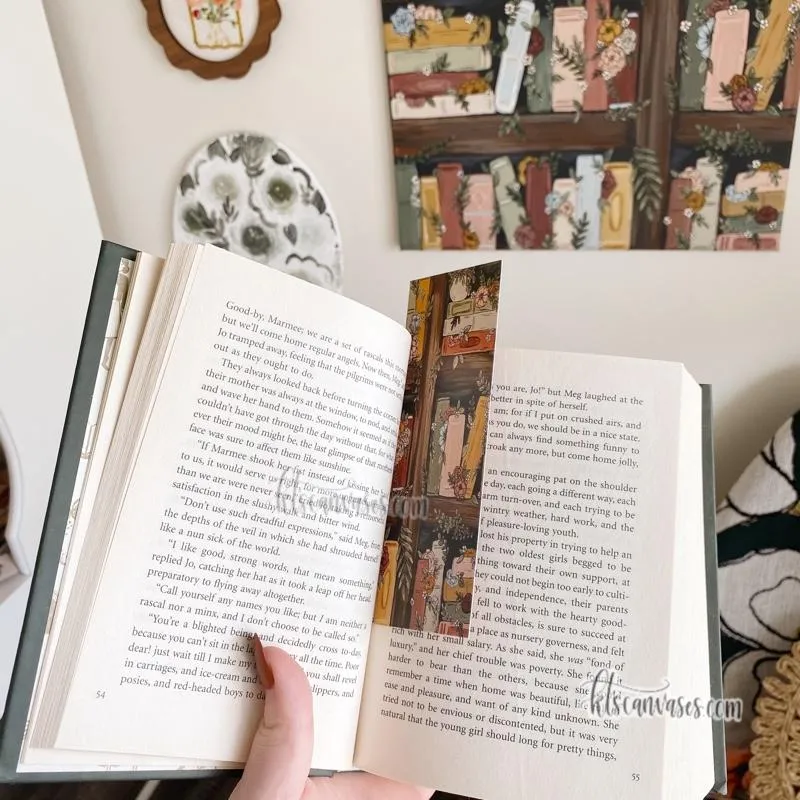 Bookshelf Garden Double Sided Bookmark