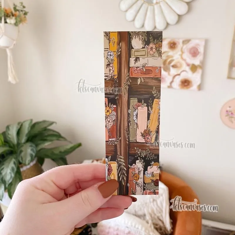 Bookshelf Garden Double Sided Bookmark