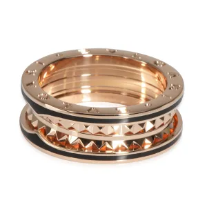 B.zero1 Ring in 18k Rose Gold/Ceramic