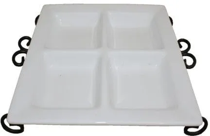 Century Serving Tray w/ Stand