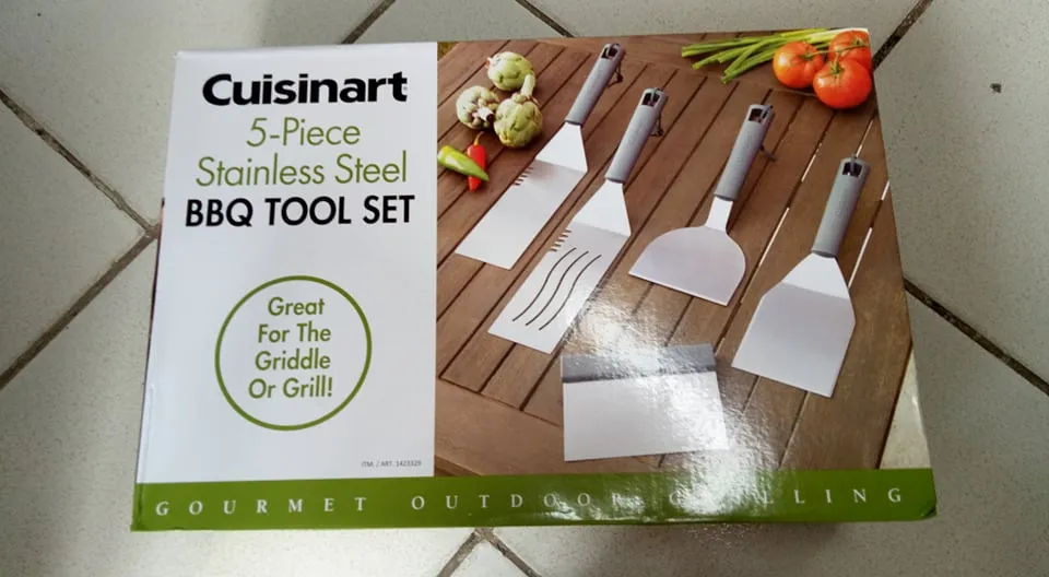 Cuisinart 5-pieces Stainless Steel BBQ Tool Set