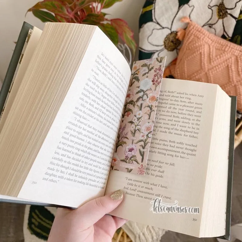 Flower Wall Double Sided Bookmark