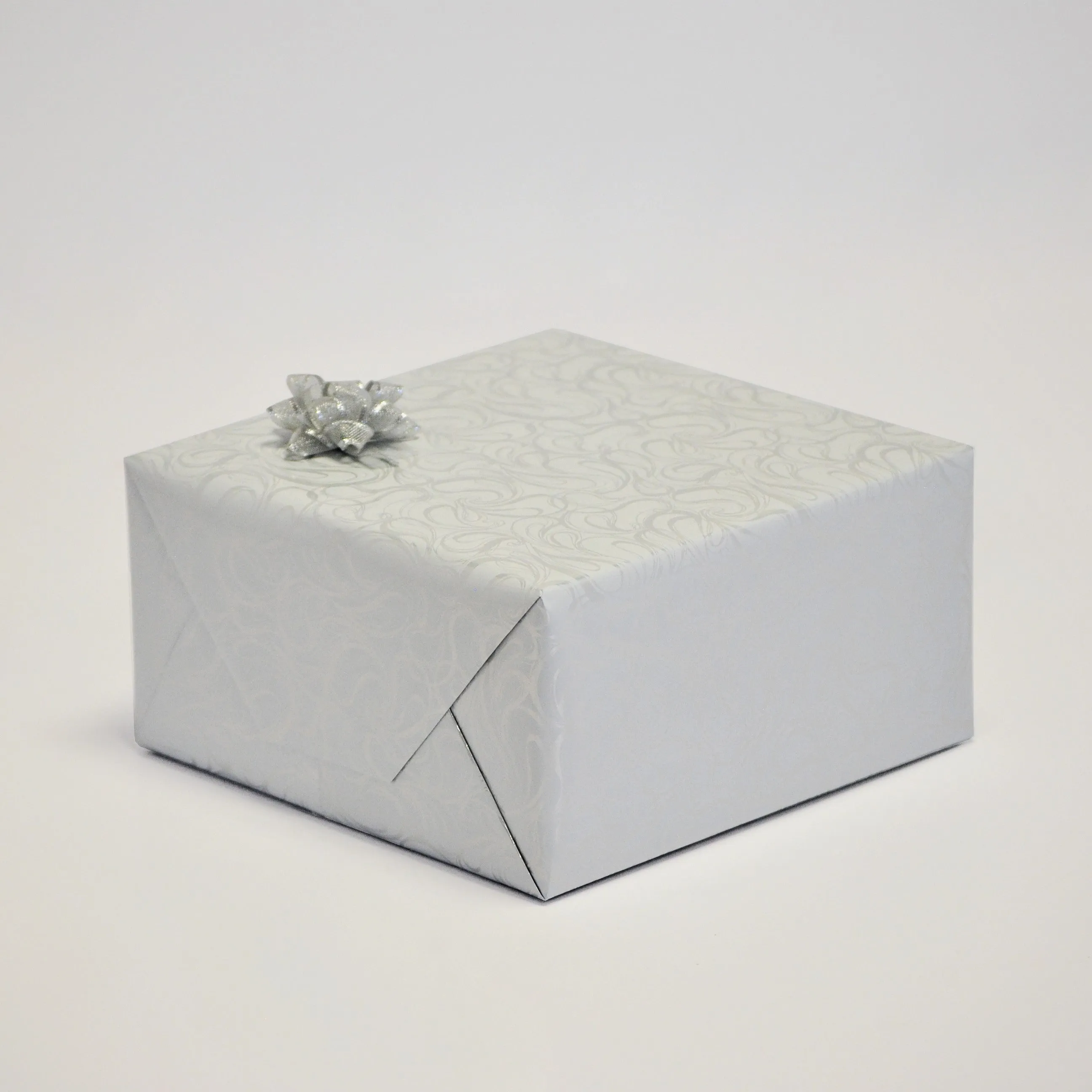 Gift Wrap Sheets - Illustrious White Silver Double-sided (Pack of 25 sheets)