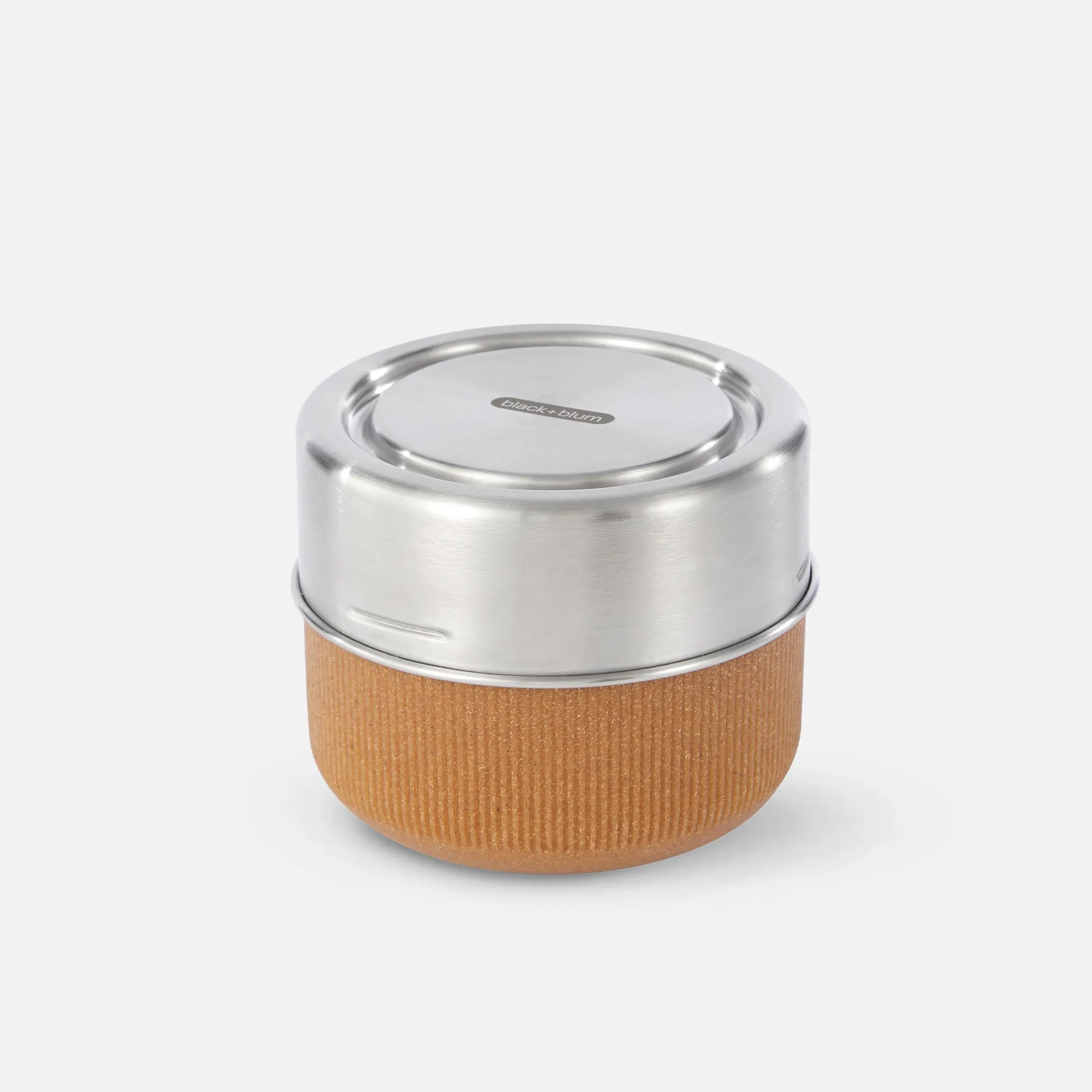 GLASS LUNCH POT LARGE - ALMOND