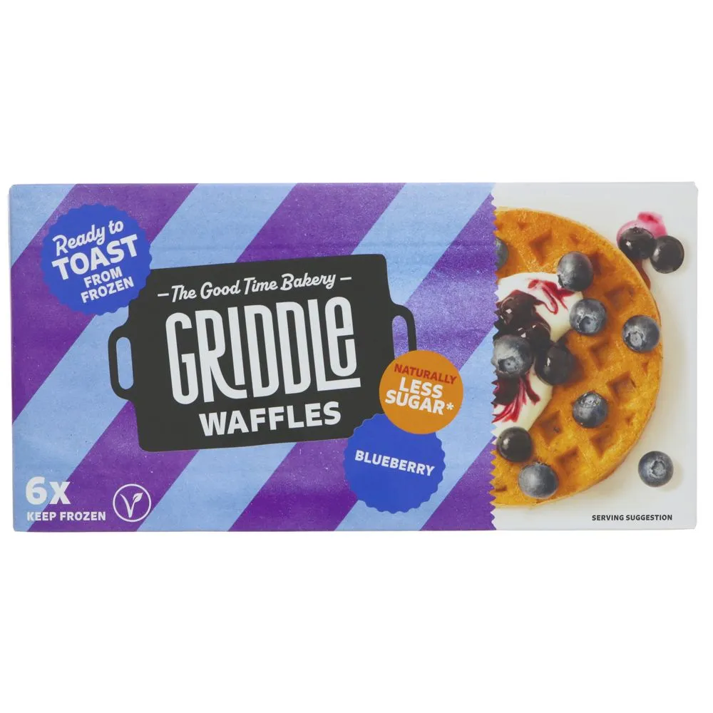 Griddle Wholegrain Blueberry Waffles 192g