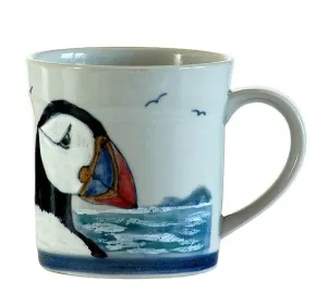 Highland Stoneware Puffin Mug - 1 Pint