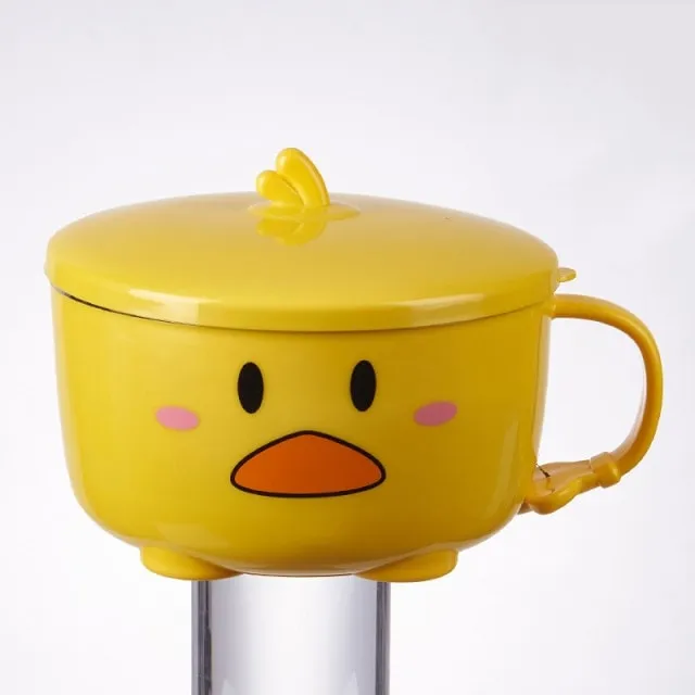Kawaii Duck Ramen Noodles Bowl