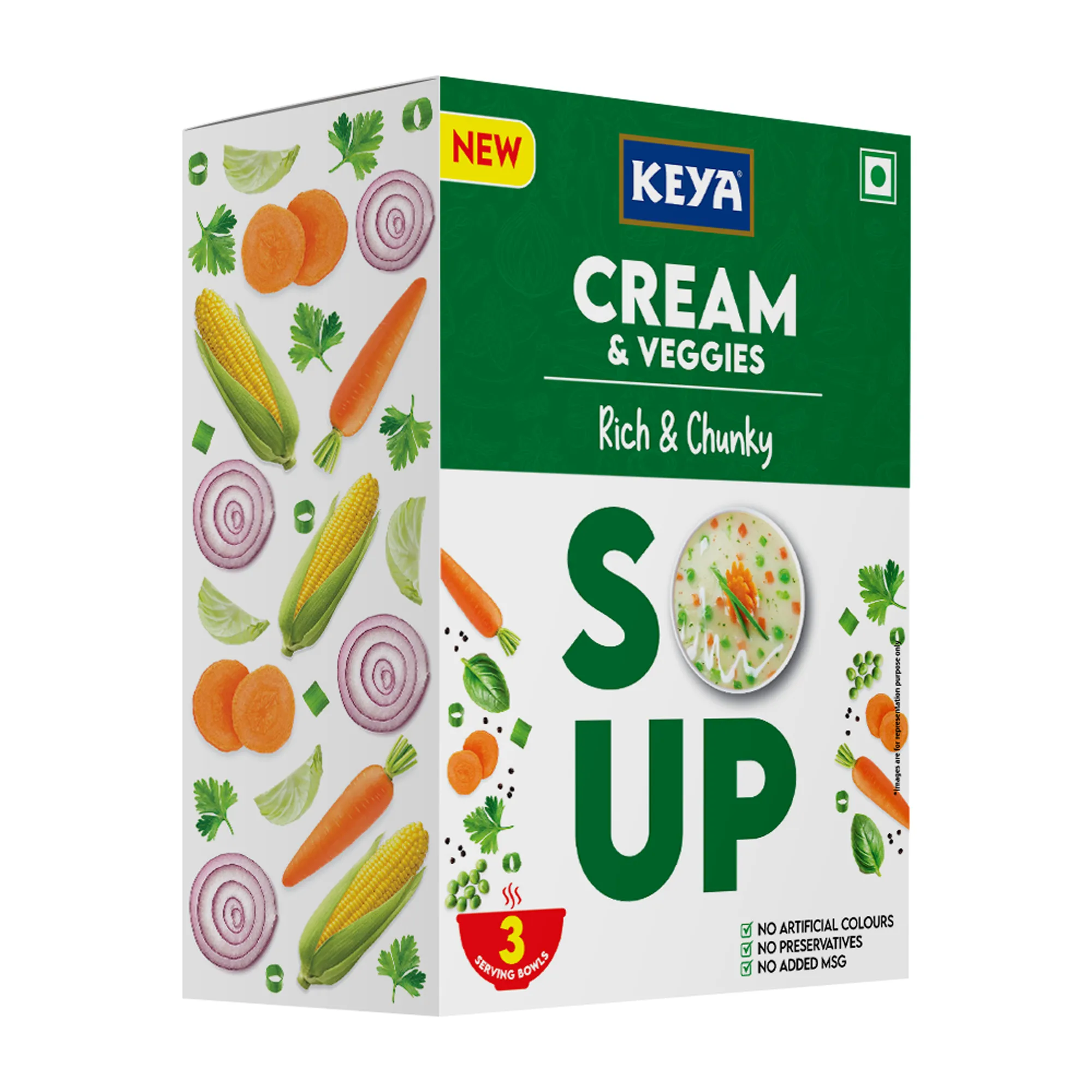 Keya Cream and Veggies Soup 39g