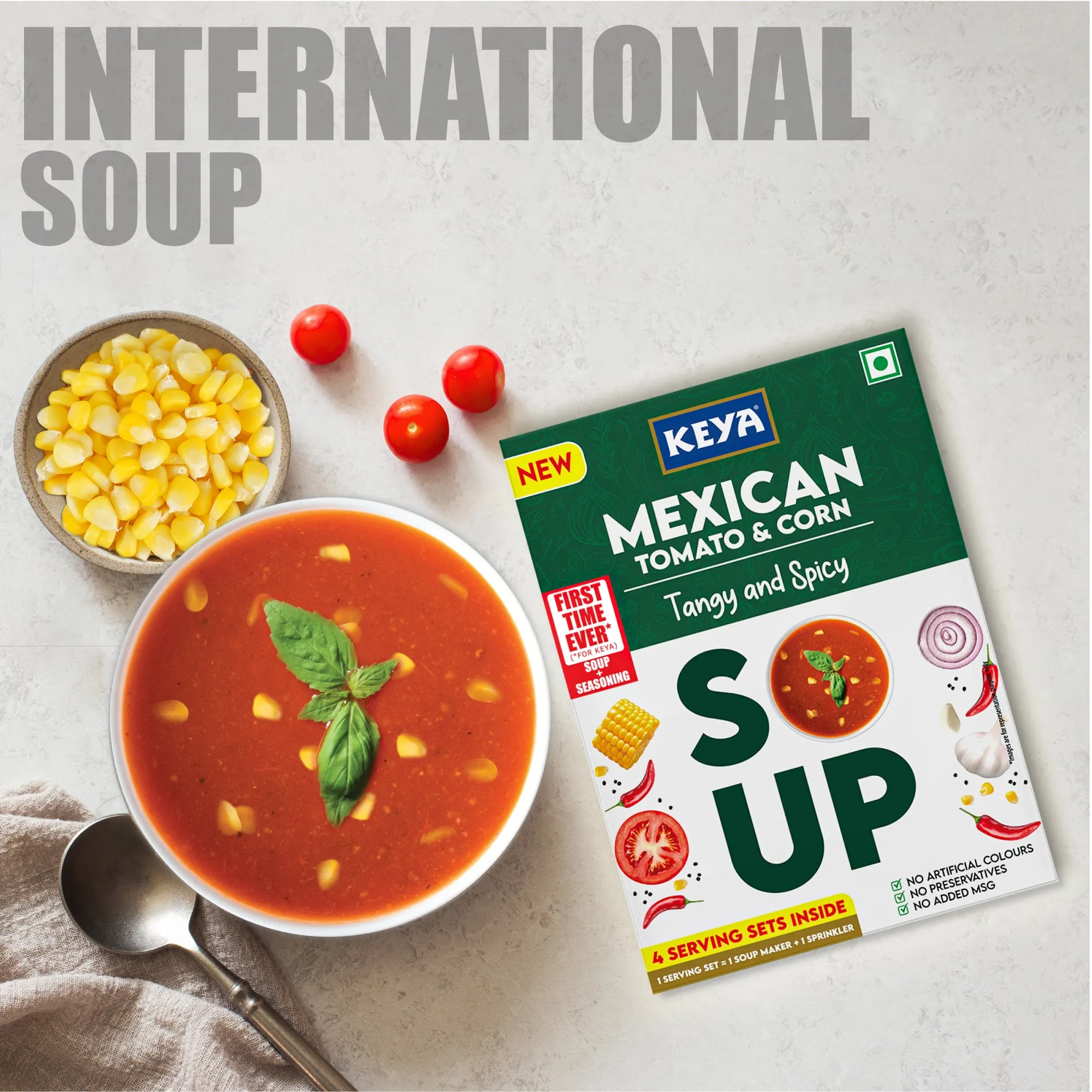 Keya Mexican Soup | Tomato&Corn 52g