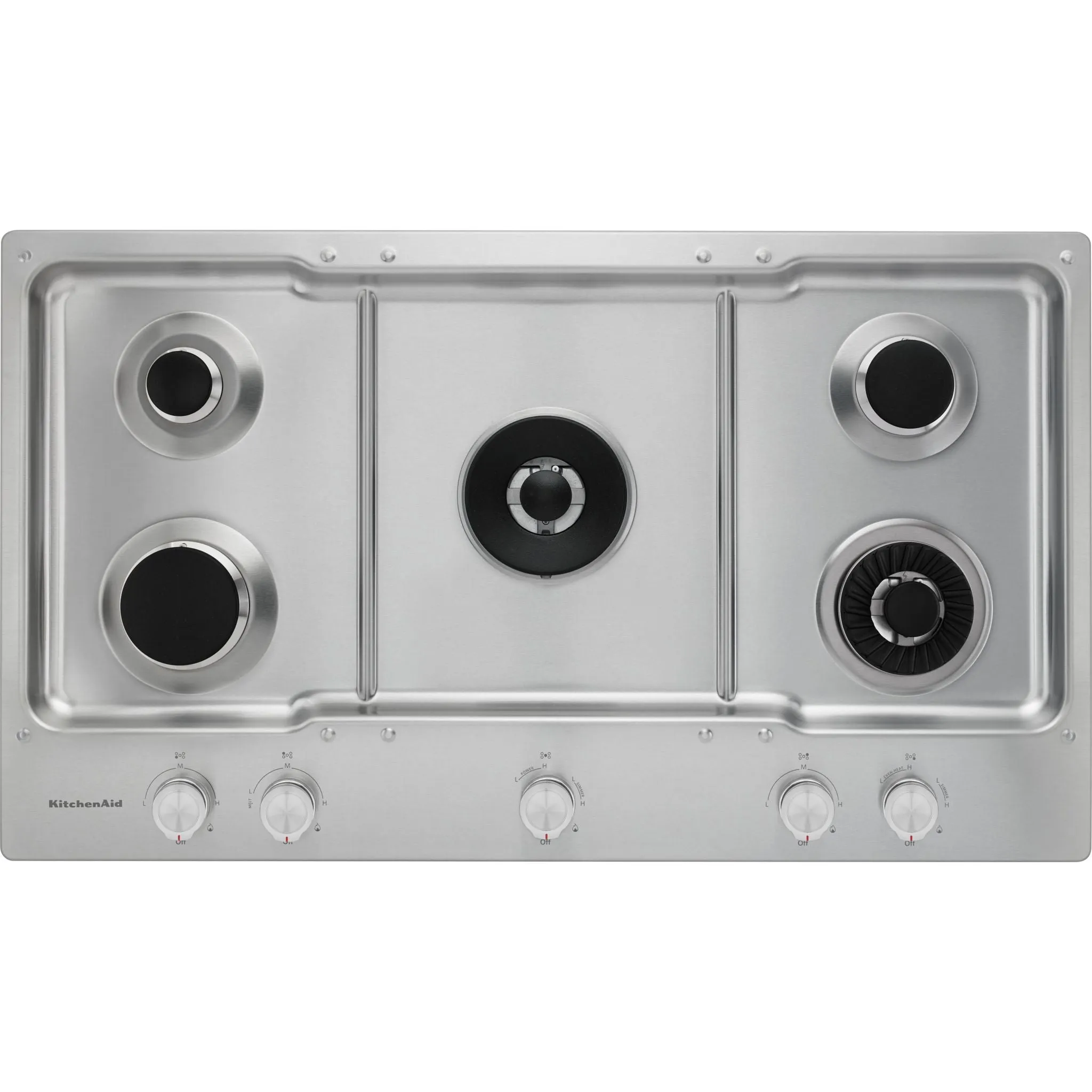 KitchenAid 36" Gas Cooktop (KCGS956ESS) - Stainless Steel