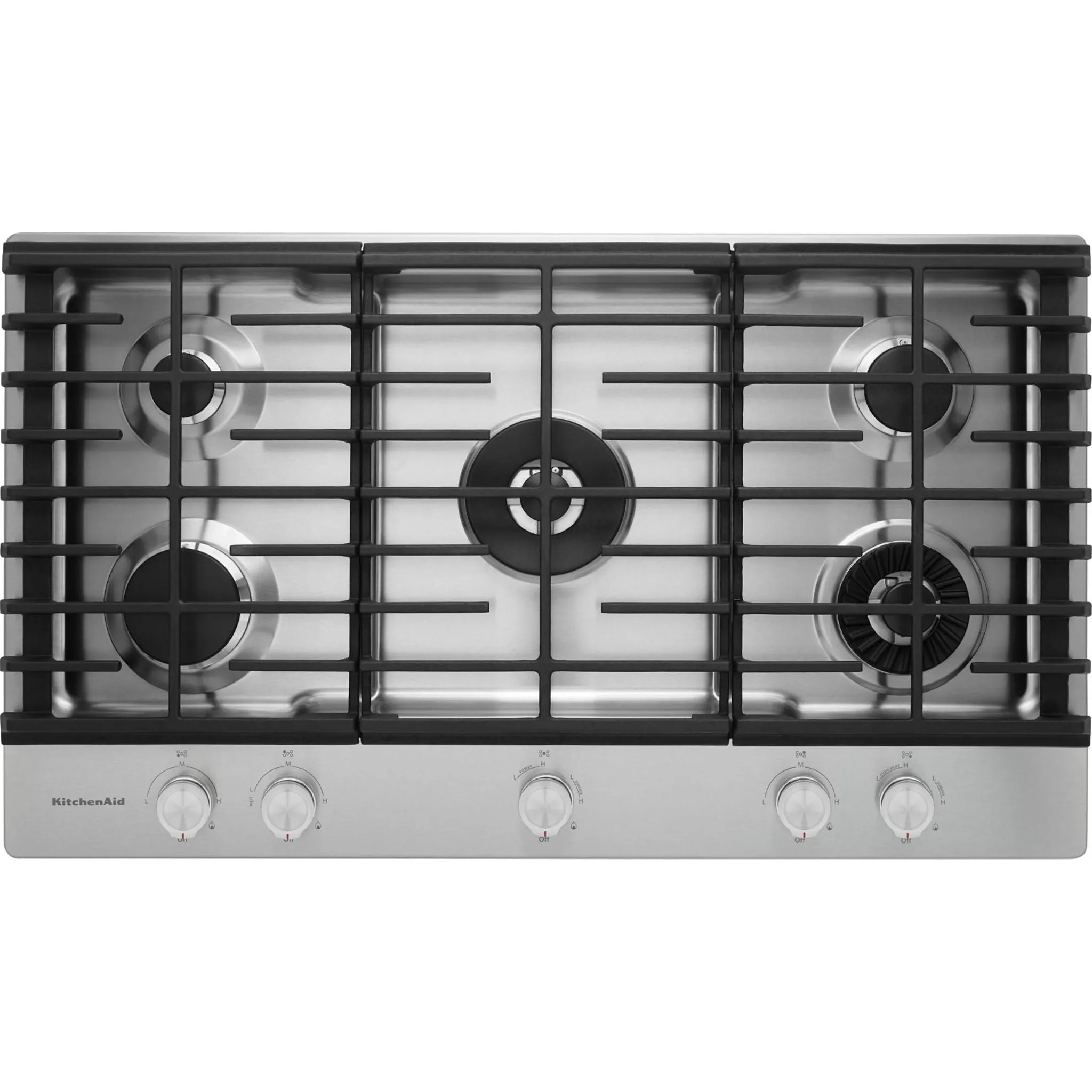 KitchenAid 36" Gas Cooktop (KCGS956ESS) - Stainless Steel