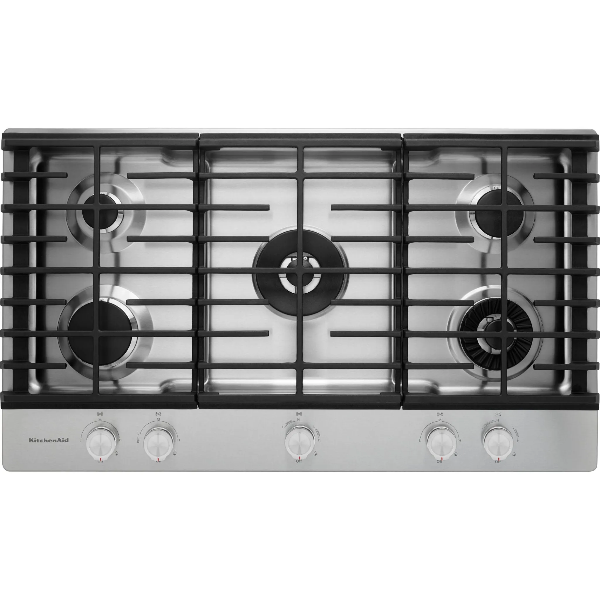 KitchenAid 36" Gas Cooktop (KCGS956ESS) - Stainless Steel