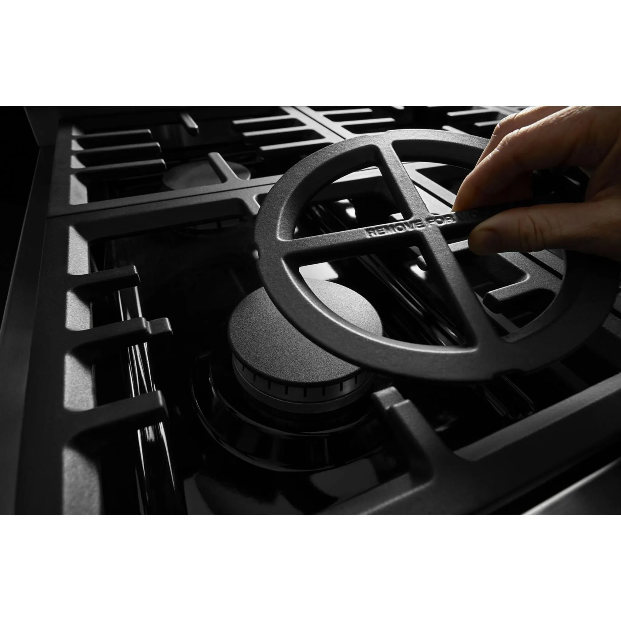 KitchenAid  48'' 6-Burner Commercial-Style Gas Rangetop with Griddle (KCGC558JSS)