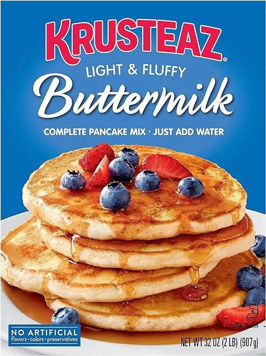 Krusteaz Complete Pancake Mix Buttermilk Light And Fluffy (4.53kg)