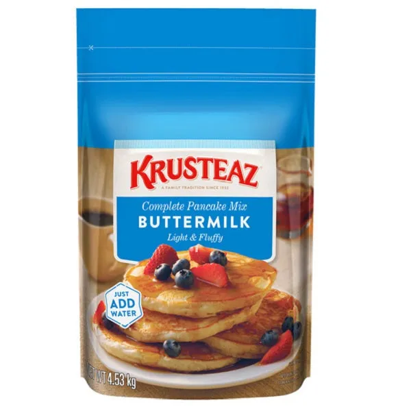 Krusteaz Complete Pancake Mix Buttermilk Light And Fluffy (4.53kg)