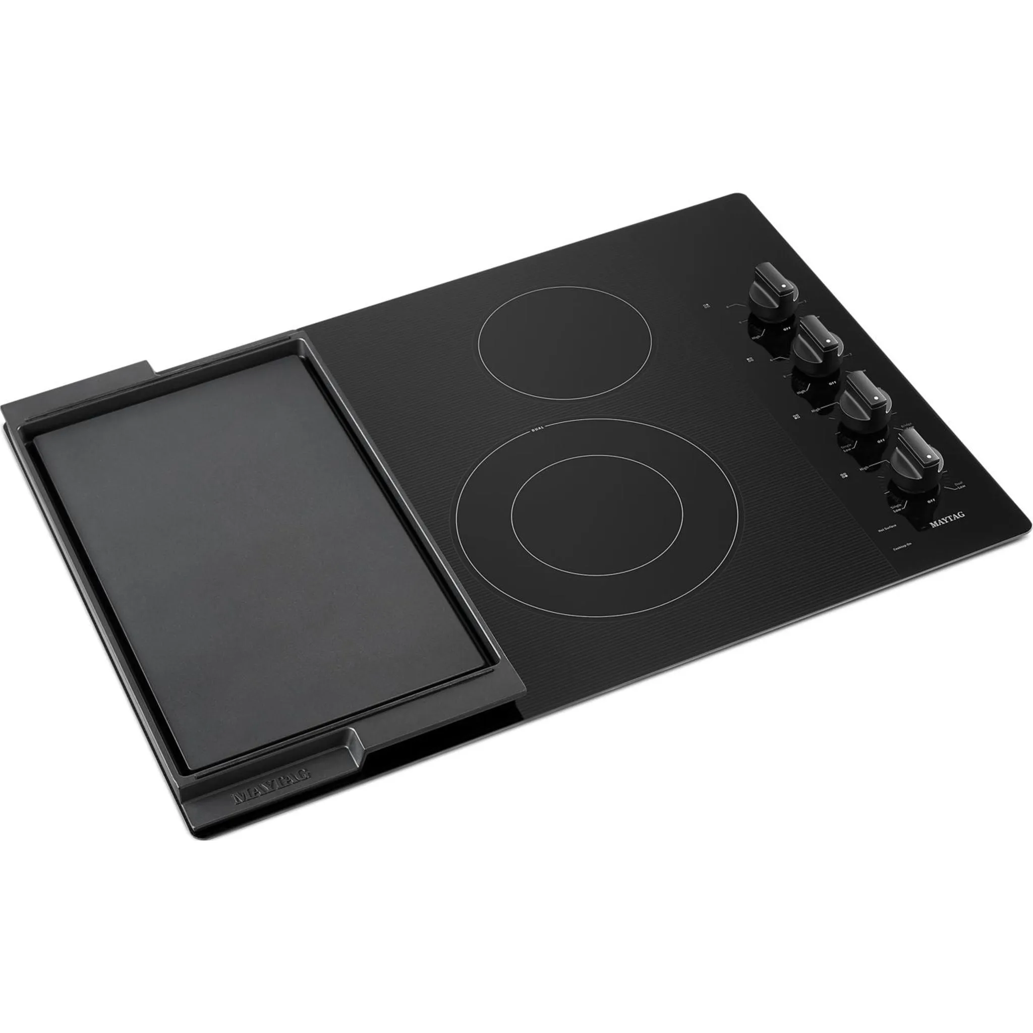 Maytag 30" Electric Cooktop with Reversible Grill and Griddle (MEC8830HB)