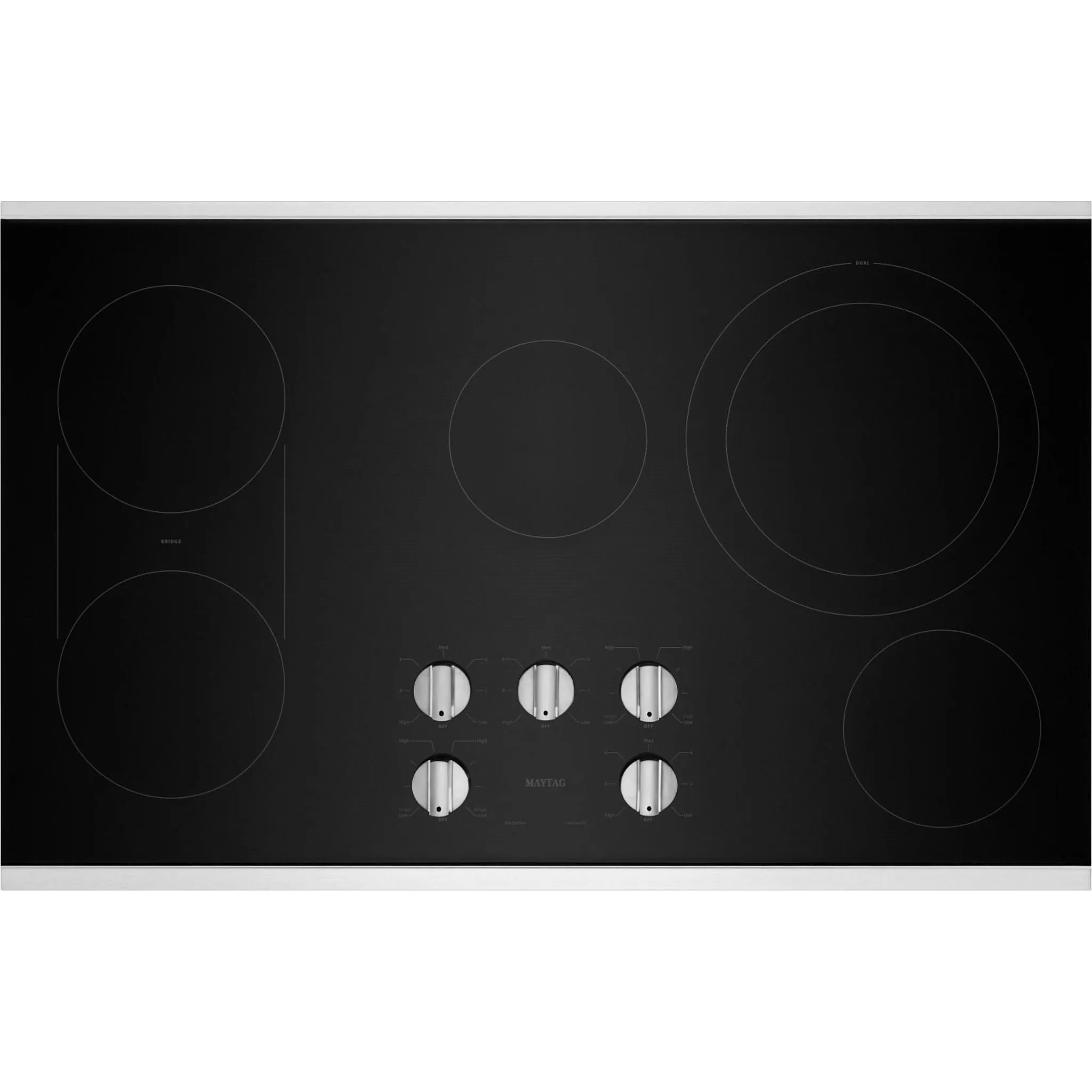 Maytag 36" Electric Cooktop with Reversible Grill and Griddle (MEC8836HS)