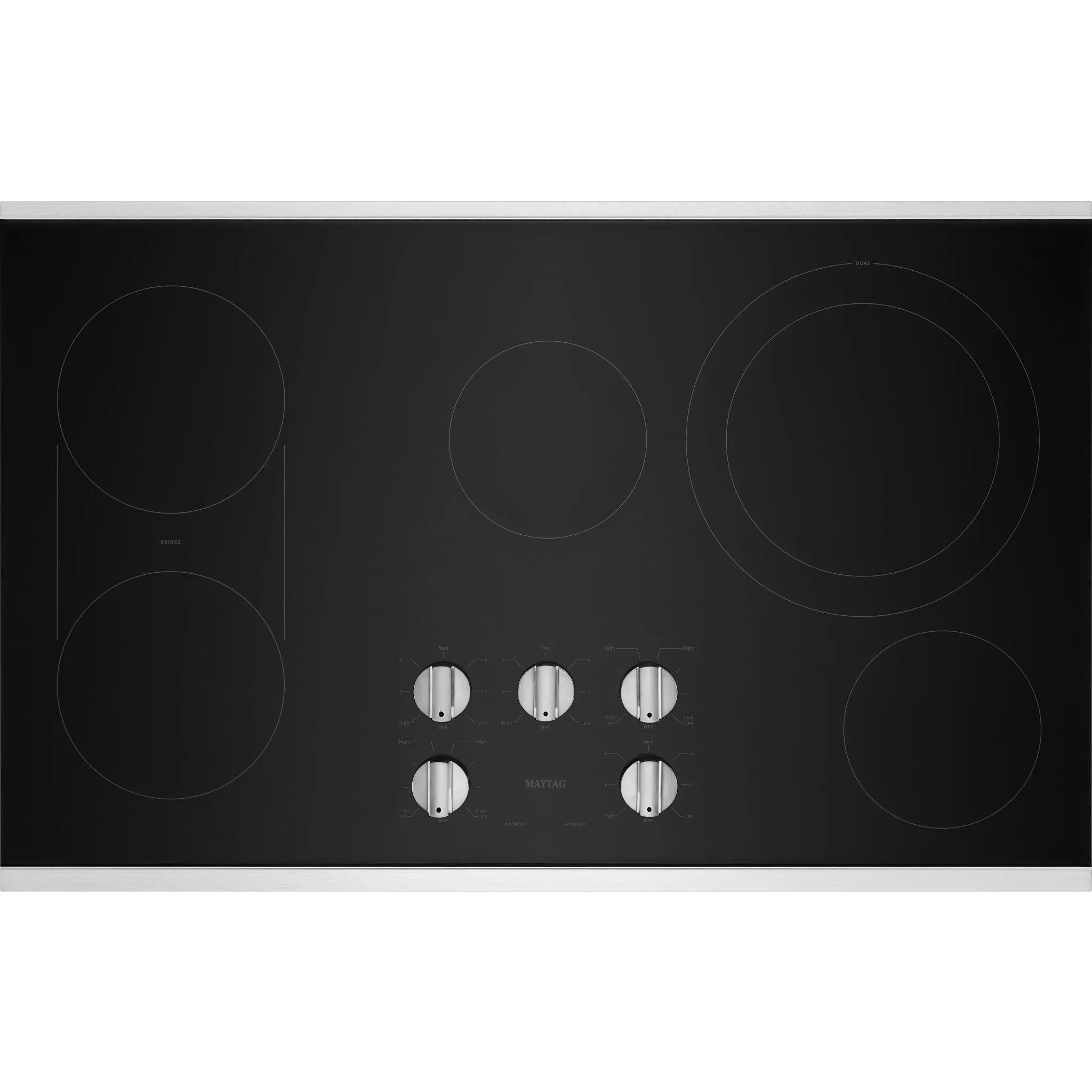 Maytag 36" Electric Cooktop with Reversible Grill and Griddle (MEC8836HS)