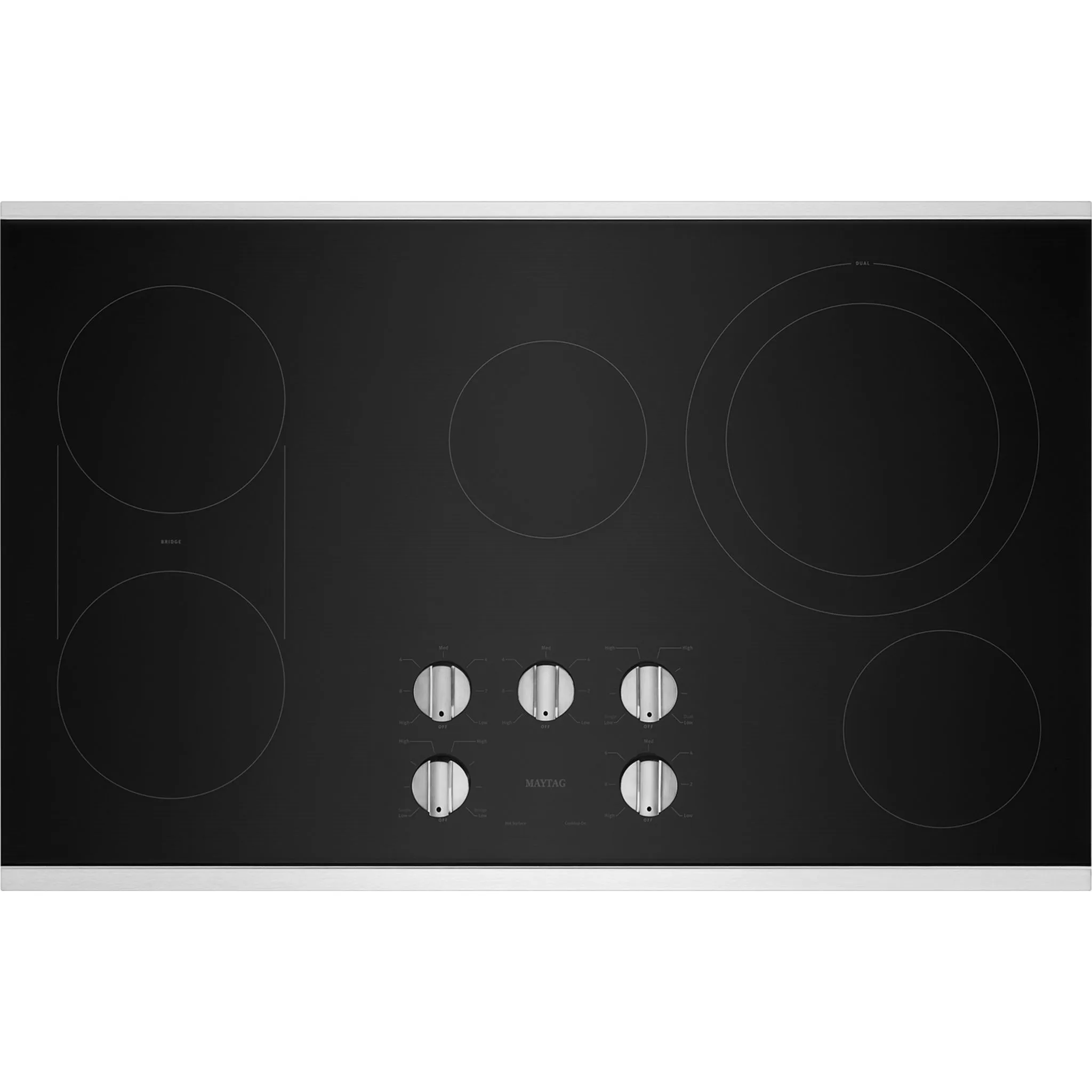 Maytag 36" Electric Cooktop with Reversible Grill and Griddle (MEC8836HS)
