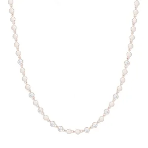 RENEE DISC ROSE GOLD NECKLACE