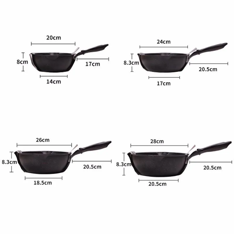 Thickened Bottom Multifunctional Non-stick Pans